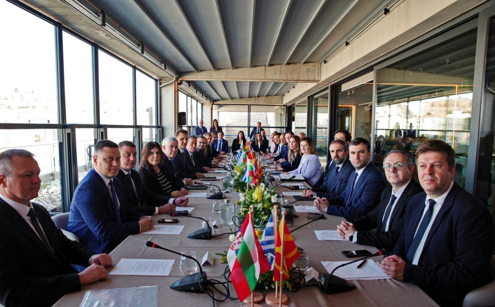 υπουργών Ενέργειας Ελλάδας, Σερβίας, Βόρειας Μακεδονίας και Βουλγαρίας